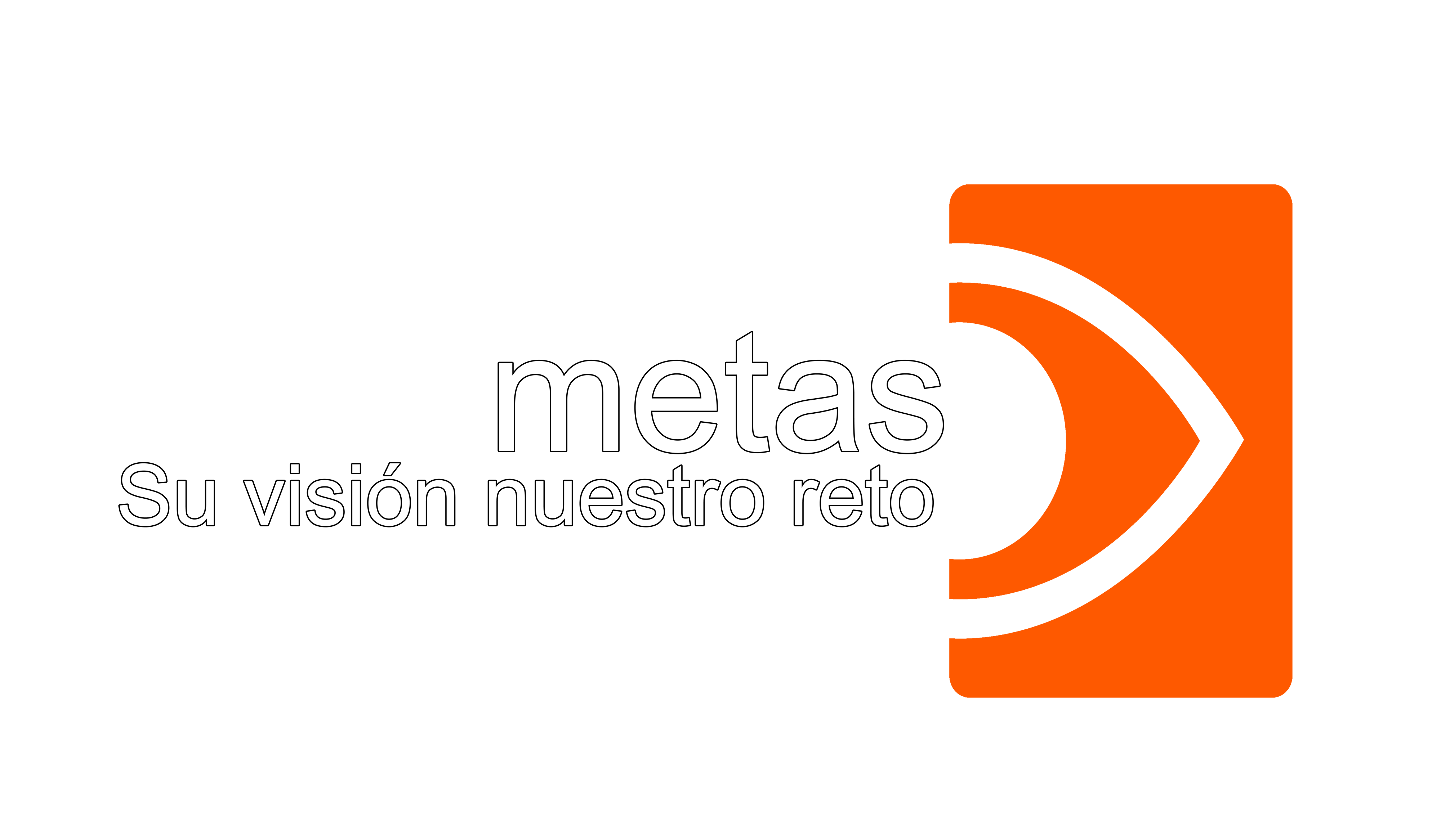Logo metas blanco